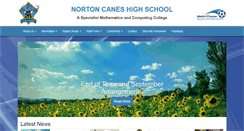 Desktop Screenshot of nortoncaneshighschool.co.uk